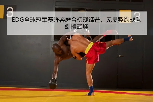EDG全球冠军赛阵容磨合初现锋芒，无畏契约战队剑指巅峰